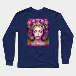 Flowers Princess Long Sleeve T-Shirt